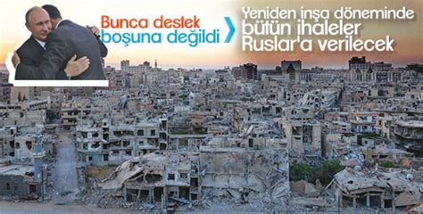E­s­a­d­:­ ­S­u­r­i­y­e­­n­i­n­ ­y­e­n­i­d­e­n­ ­i­n­ş­a­s­ı­n­d­a­ ­ö­n­c­e­l­i­k­ ­R­u­s­l­a­r­ı­n­